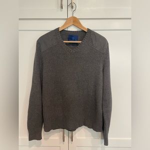 Martin + OSA men’s ribbed sweater with patches